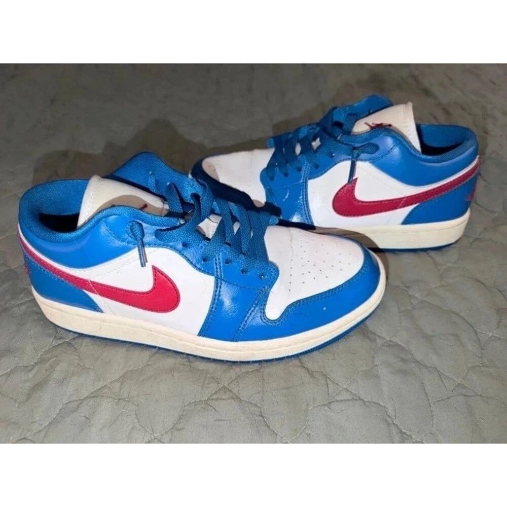 Air Jordan 1 Low Sport Blue Gym Red Women’s 7 DC0774-416